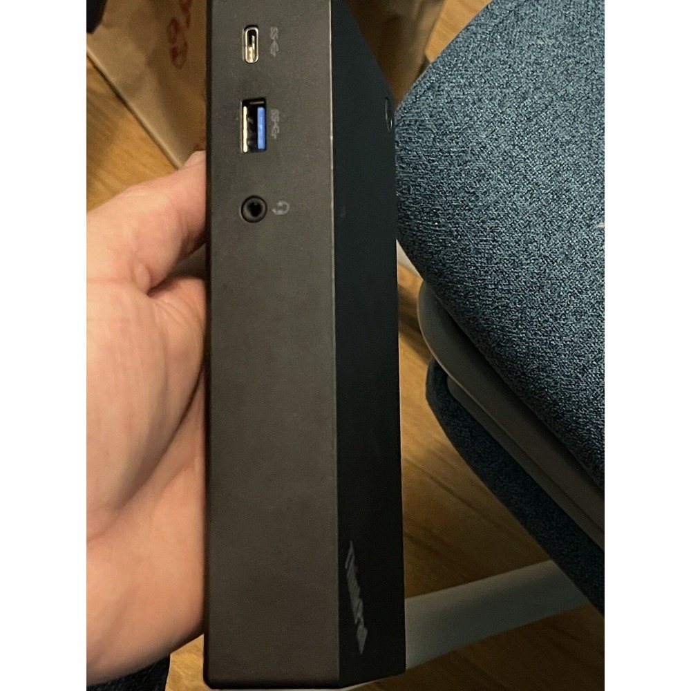 LENOVO ThinkPad USB-C Dock DK1633 (No Power Adapter, No Cords)